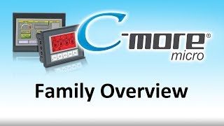 Cmore Micro HMI  Product Family Overview for Touch Screen Display for PLC at AutomationDirect [upl. by Nafets]