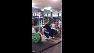 170kg Power Clean 375lbs [upl. by Ialohcin575]