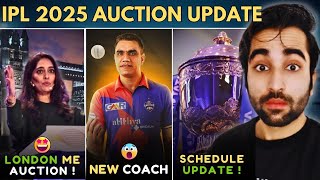 IPL 2025 BREAKING Mega Auction in LONDON 😲 Schedule Update  RETAINED Players List in November [upl. by Munmro]