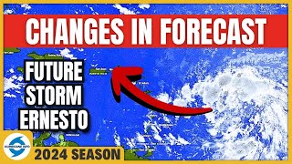 PCT 5 Future Tropical Storm Ernesto will pass over the Lesser Antilles and closer to Puerto Rico [upl. by Leakim]