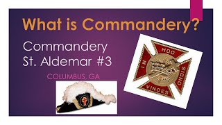 Commandery of York Rite  What is it and what do they do [upl. by Nueoras]