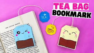 How to make ORIGAMI BOOKMARK TEA BAG bookmark ideas [upl. by Adolphus]