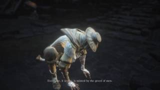 Dark Souls 3 The Ringed City  Lapps Final Dialogue and Lapps Armor Set Location [upl. by Hcra430]