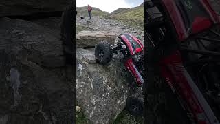 Axial Capra 4ws rc steep rock crawling [upl. by Nunci961]