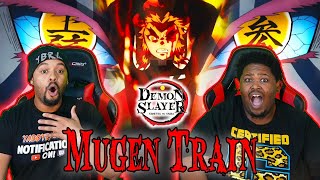 Nobody Was READY FOR THIS😭😭Demon Slayer Mugen Train Movie Reaction [upl. by Eimarej]