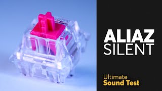 Aliaz Silent Ultimate Sound Test  Smooth and Silent Tactile Switch [upl. by Pizor245]