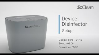 SoClean Disinfector Setup [upl. by Rosalynd83]