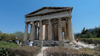 ATHENS GREECE in 4K Part 4  AncientRoman Agoras Areopagus Hadrians Library  Travel with Chip [upl. by Soma]