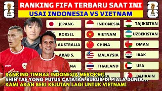 RANKING INDONESIA MEROKET Ini Ranking FIFA Terbaru Timnas Indonesia Usai Menang Lawan Vietnam [upl. by Naujud464]