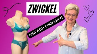 Zwickel einfach einnähen [upl. by Anirhtak]