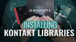 How to Install KONTAKT LIBRARIES Install Native and 3RD PARTY Kontakt Libraries [upl. by Arihay]