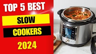 Top 5 Best Slow Cookers Review 2024 [upl. by Justinian]