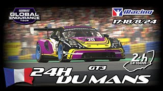 Global Endurance Conspit Tour  24H Le Mans  GT3  Iracing 2024 Highlights [upl. by Grenier54]