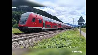 Unterwegs auf der Schwarzwaldbahn zwischen Donaueschingen und Offenburg [upl. by Yssim]