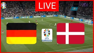 🔴DEUTSCHLAND vs DÄNEMARK I UEFA EURO 2024 I LIVE FUSSBALLSPIEL HEUTE [upl. by Odanref]