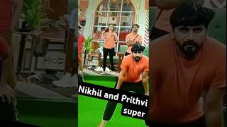 Nikhil and Prithvi వర్షంలో కూడా చాలా కష్టపడ్డారు లాస్ట్ కి నిఖిల్ టీం వాళ్ళు గెలిచారు [upl. by Zetnwahs69]