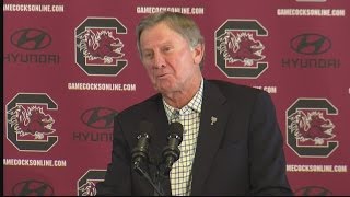 Spurrier Retirement Press Conference [upl. by Junno]