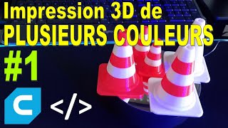 Impression 3D de plusieurs couleurs 1  Script Cura [upl. by Bala]