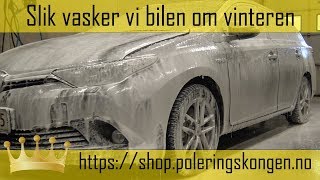 Slik vasker du bilen om vinteren [upl. by Netsrijk222]