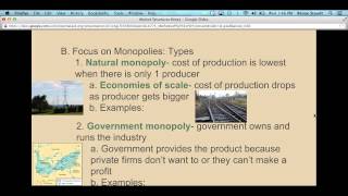 Chapter 7 Notes Types of Monopolies [upl. by Aniat]