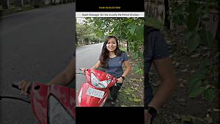 Helping cute stranger girl petrol khatam On Scooty shprts bike rider cutegirl scooty petrol [upl. by Zanahs197]