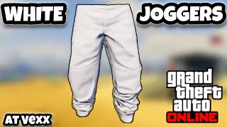 NEW How To Get White Joggers In GTA 5 Online 168 EASY ALL CONSOLES [upl. by Herring970]