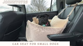 Lesure Small Dog Car Seat  Waterproof [upl. by Sully183]