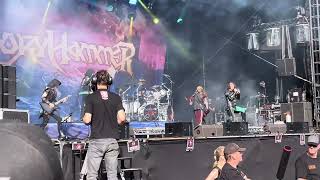 Gloryhammer  Keeper of the Celestial Flame of Abernethy Live  Alcatraz festival Kortrijk [upl. by Dail]