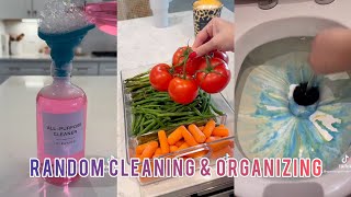 Satisfying 💯 1 Hour ⏳ Random Cleaning 🧼 Organizing 🍒Restocking 🫙 Tiktok Compilation ✨ [upl. by Werd]