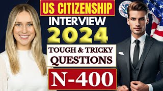 Real Interview of US Citizenship 2024 amp Oath Ceremony  N400 Naturalization Interview  USCIS [upl. by Okoyk]