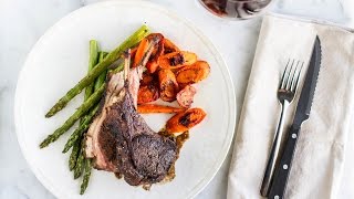 Garlic And Herb–Marinated Rack of Lamb [upl. by Anirbes]