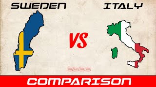 Italy vs Sweden comparison l [upl. by Walcoff]