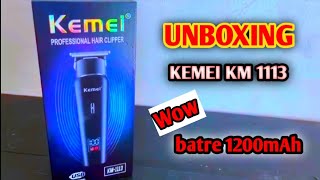 KEMEI KM 1113UNBOXING kemei km1113 [upl. by Far]