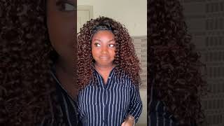 Curly Half Wig  Outre Converti Cap Curly KO  Easy amp Quick Natural Hair Protective Style [upl. by Sunev]