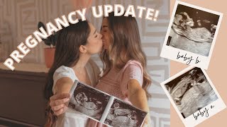 13 week ultrasound hearing heartbeats amp a mini baby haul [upl. by Amerak]