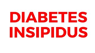 DIABETES INSIPIDUS [upl. by Anirb]