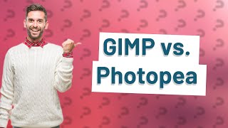 Which is better GIMP or Photopea [upl. by Brawner]