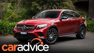 2017 MercedesBenz GLC Coupe Review  CarAdvice Drive [upl. by Smukler171]