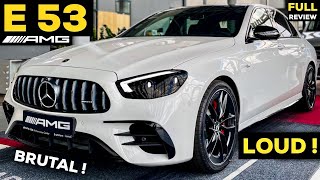 2022 MERCEDES E53 AMG Sedan BRUTAL Exhaust SOUND FULL InDepth Review Exterior Interior Infotainment [upl. by Perrine688]