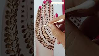 Very Easy Gol Tikki Mehndi Design Trick 😍😱 mehandidesign youtubeshorts mehandi easymehndi viral [upl. by Thier]