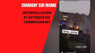 Après une interpellation le commissariat de Champigny attaqué [upl. by Allimaj527]