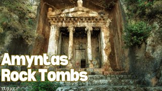 Exploring the Ancient Amyntas Rock Tombs in Turkey [upl. by Ledniahs]