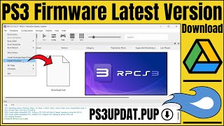 PS3 Firmware 490 Download amp RPCS3 Installation Guide [upl. by Parthen10]