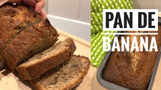 La MEJOR receta de pan de banana al estilo americano [upl. by Vivi627]