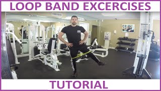 Best Resistance Loop Band Exercises  Excercise Bands by Physix Gear Sport [upl. by Amsirhc]