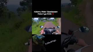 Ketemu rider dipedesaan pakai motor antik trending motovlog dikamvlogs shorts [upl. by Ymmik]