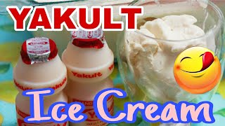 How to make YAKULT ice cream Easy steps [upl. by Eidroj67]