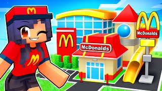 Running my MCDONALDS EMPIRE in Minecraft [upl. by Brentt]