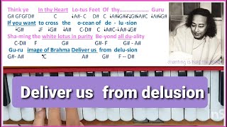 Deliver Us From Delusion Think ye in thy heart Paramhansa Yogananda Cosmic Chant Harmonium Notes [upl. by Iat]