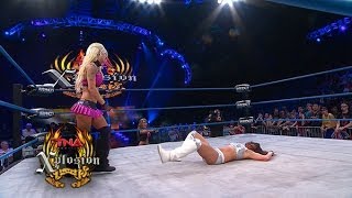 Xplosion Match Brittany vs Angelina Love for the Knockouts Title [upl. by Yeliw839]